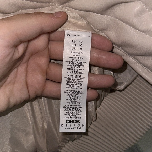 ASOS Design Faux Leather Jacket - Picture 4 of 4